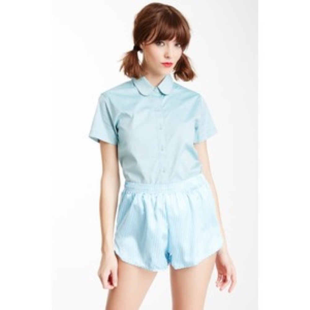 American Apparel Peter Pan Collar Shirt